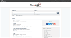 Desktop Screenshot of chef.jobs